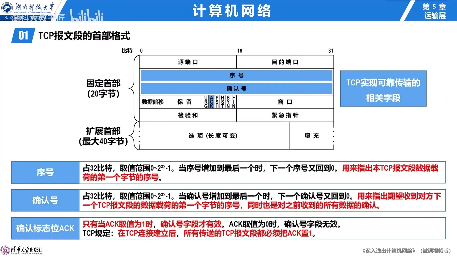 序号、确认号