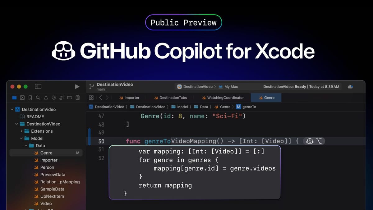Xcode集成ChatGPT、Github Copilot